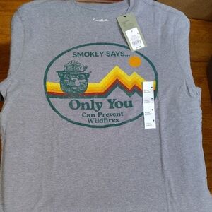 Goodfellow & Co Gray Smokey Bear Tee